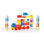 Set constructor stație de tren – 50 piese, Dolu (5031)