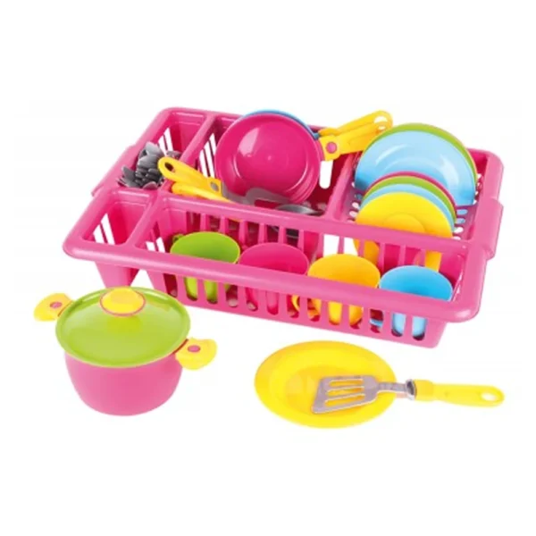 Set de veselă pentru copii cu uscător (3282)