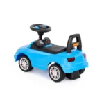 Tolocar SuperCar pentru copii cu volan muzical, albastru, Polesie (84521) - imagine 3