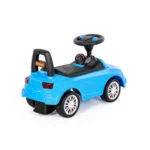 Tolocar SuperCar pentru copii cu volan muzical, albastru, Polesie (84521) - imagine 4