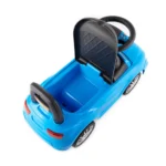 Tolocar SuperCar pentru copii cu volan muzical, albastru, Polesie (84521) - imagine 7