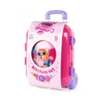 (6061) Bucatarie in set cu vesela in valiza - imagine 2