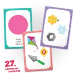 27 de cartonașe. Figuri și corpuri geometrice - imagine 2