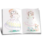 (43561) Marea carte de colorat. Printese mici - imagine 2