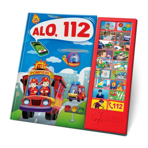 (43257) Carte cu sunete.Alo, 112
