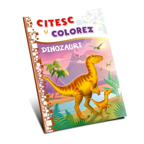 (00118) Citesc si colorez. Dinozauri (nou)