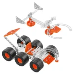 (2094) Constructor din metal "Tehnica spatiala" 225 elemente - imagine 2