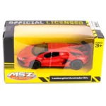 Mașină din metal Lamborghini Aventador SVJ63 scară 1:36, 2 culori, MSZ (10005) - imagine 6