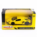 Mașină din metal Lamborghini Aventador SVJ63 scară 1:36, 2 culori, MSZ (10005) - imagine 10