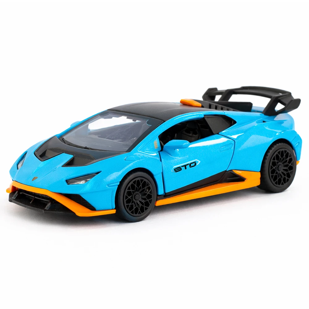 10009 blue 1 Mașină din metal Lamborghini Huracan STO scară 1:36, 3 culori, MSZ (10009) - imagine 1