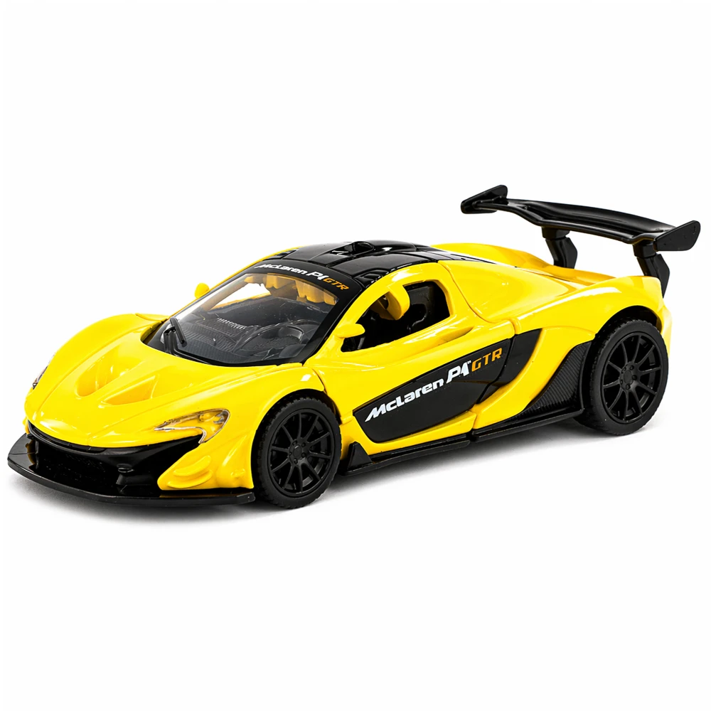10014 yellow 1 Mașină din metal McLaren P1™ GTR scară 1:36, 3 culori, MSZ (10014) - imagine 1