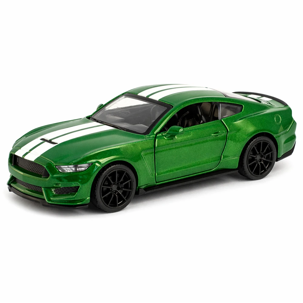 10021 green 1 Mașină din metal Ford Shelby GT350 scară 1:36, 3 culori, MSZ (10021) - imagine 1