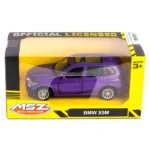 Mașină din metal BMW X5M scară 1:36, 3 culori, MSZ (10026) - imagine 7