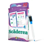 27 de cartonase. Scrie si sterge. Scaderea (02389)