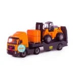 Camion transportor cu stivuitor și set de construcție, 30 piese, Polesie (36797) - imagine 5
