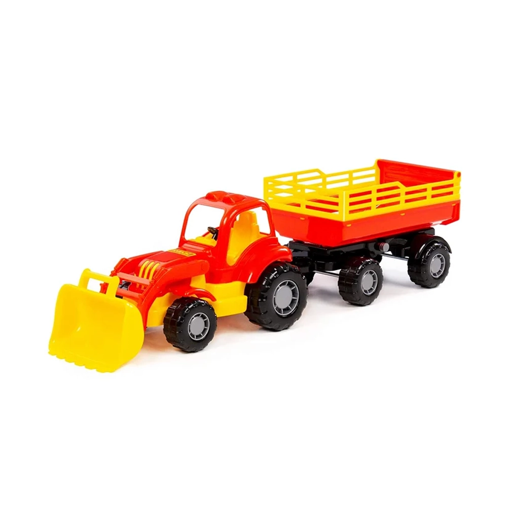 44808 Tractor cu remorcă și cupă frontală Nr.2, Polesie (44808) - imagine 1