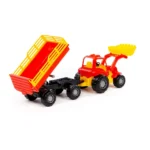 Tractor cu remorcă și cupă frontală Nr.2, Polesie (44808) - imagine 3