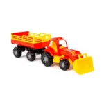 Tractor cu remorcă și cupă frontală Nr.2, Polesie (44808) - imagine 4