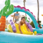 Centru gonflabil pentru copii cu tobogan „Planeta Dinozaurilor” INTEX (57135) - imagine 2