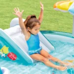 Centrul de joacă gonflabil “Crocodil ” 201x170x84 cm, 160 L, până la 54 kg, 2+ (57165) - imagine 5