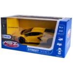 Mașină din metal Lamborghini Revuelto, scară 1:24, galbenă, MSZ (68200A/2) - imagine 9