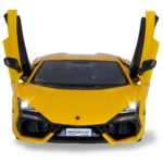 Mașină din metal Lamborghini Revuelto, scară 1:24, galbenă, MSZ (68200A/2) - imagine 2