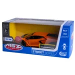Mașină din metal Lamborghini Revuelto, scară 1:24, portocalie, MSZ (68200A/1) - imagine 8