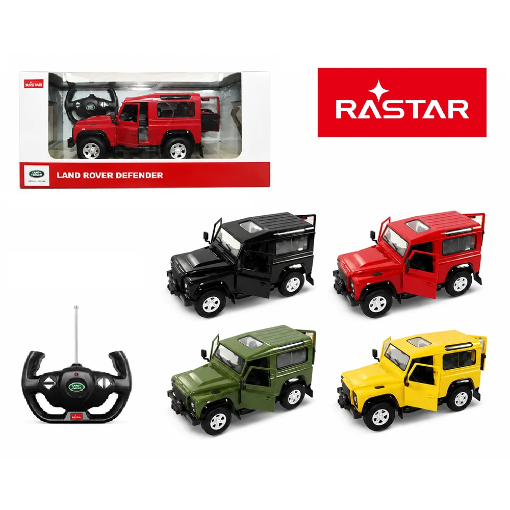 78400 Mașină cu telecomandă RC Land Rover Defender, scara 1:14, 4 culori, Rastar (78400) - imagine 1