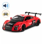 Mașină din metal 1:24 Audi R8 LMS cu sunete si lumini (se deschid usile) (68262A/2)