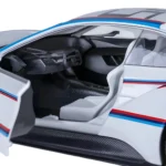 Mașină din metal BMW 3.0 CSL Hommage R, scară 1:24, albă, MSZ (68257A/2) - imagine 6