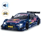Mașină din metal BMW M4 DTM, scară 1:24, albastră, MSZ (68295A)