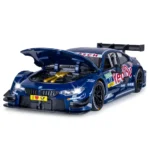 Mașină din metal BMW M4 DTM, scară 1:24, albastră, MSZ (68295A) - imagine 6