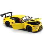 Mașină din metal BMW M4 GT3, scară 1:24, galbenă, MSZ (68277A) - imagine 2