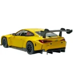 Mașină din metal BMW M4 GT3, scară 1:24, galbenă, MSZ (68277A) - imagine 4