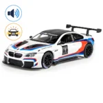 Mașină din metal BMW M6 GT3, scară 1:24, MSZ (68255A/2)