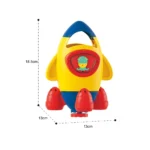 Jucărie de baie cu apă – rachetă, Huanger HE0277 (78508)