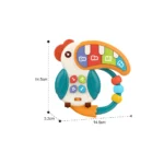 Pian muzical și luminos în formă de papagal (78416)