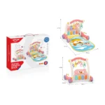 Premergător 2 în 1 cu covoraș de joacă și activități, Huanger HE0613 (19599) - imagine 4