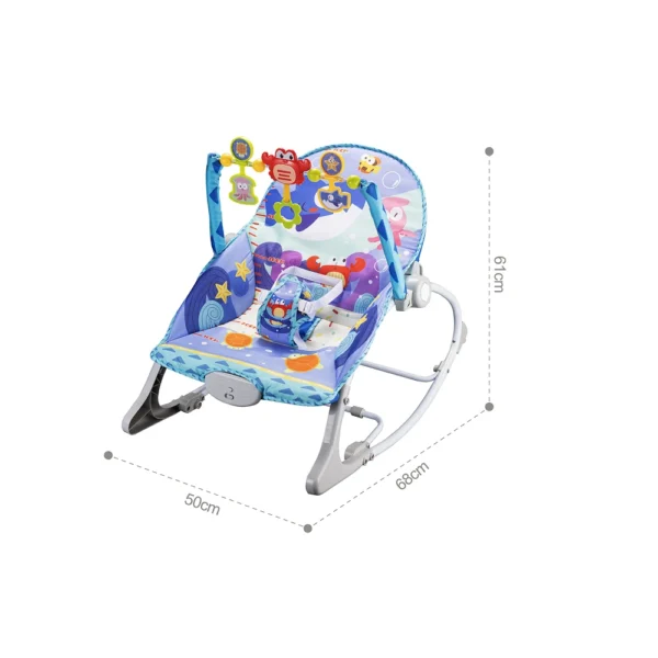 Balansoar pentru bebeluși – design animăluțe marine, Huanger HE0654 (77914)