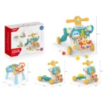 Premergător cu activități și muzică 4 în 1 pentru bebeluși, Huanger HE0826 (19971) - imagine 4