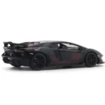 Mașină din metal Lamborghini Aventador SVJ, scară 1:24, neagră, MSZ (68269A/2) - imagine 7