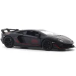 Mașină din metal Lamborghini Aventador SVJ, scară 1:24, neagră, MSZ (68269A/2) - imagine 8