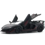 Mașină din metal Lamborghini Aventador SVJ, scară 1:24, neagră, MSZ (68269A/2) - imagine 2
