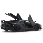 Mașină din metal Lamborghini Aventador SVJ, scară 1:24, neagră, MSZ (68269A/2) - imagine 5