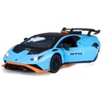Mașină din metal Lamborghini Huracán STO, scară 1:24, albastră, MSZ (68279A) - imagine 3