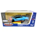 Mașină din metal Lamborghini Huracán STO, scară 1:24, albastră, MSZ (68279A) - imagine 8