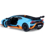 Mașină din metal Lamborghini Huracán STO, scară 1:24, albastră, MSZ (68279A) - imagine 6
