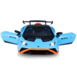 Mașină din metal Lamborghini Huracán STO, scară 1:24, albastră, MSZ (68279A) - imagine 2