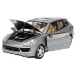 Mașină din metal Porsche Cayenne, scară 1:24, gri, MSZ (68241A) - imagine 2