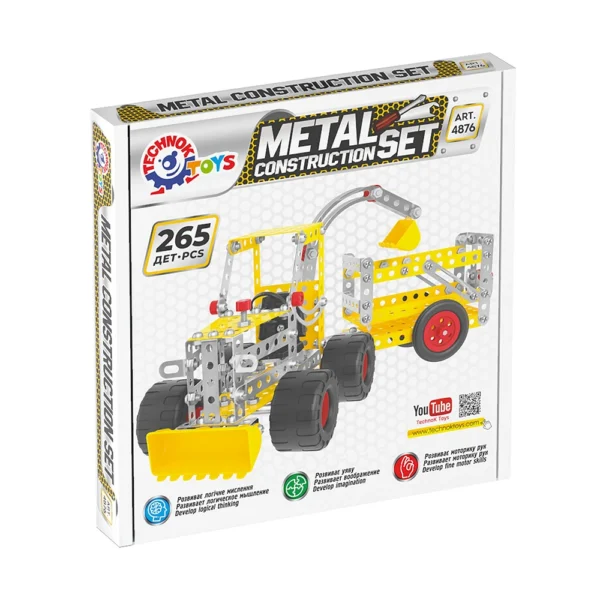 Constructor din metal "Tractor cu remorca" , 265 piese (4876)